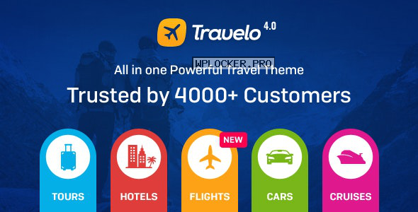 Travelo v4.2.2 – Travel/Tour Booking WordPress Theme