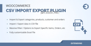 Woocommerce csv import export plugin v2.0.0 – orders, customers, products