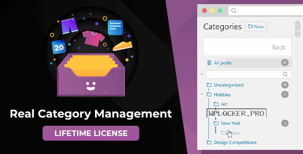 WordPress Real Category Management v3.4.0 – Content Management in Category Folders with WooCommerce Support