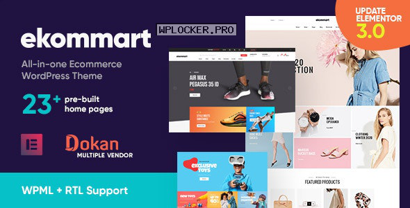 ekommart v3.0.0 – All-in-one eCommerce WordPress Theme