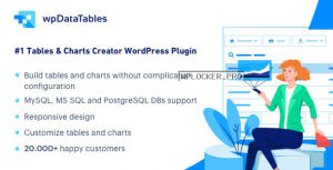 wpDataTables v3.1.0 – Tables and Charts Manager for WordPress