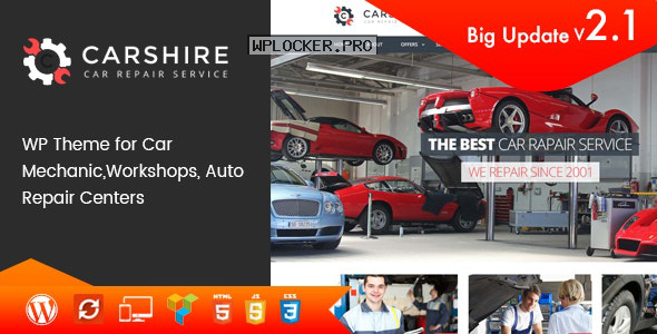 Car Shire v2.4 – Auto Mechanic & Repair WordPress Theme