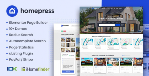 HomePress v1.2.6 – Real Estate WordPress Theme