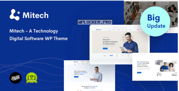Mitech v1.4.0 – Technology IT Solutions & Services WordPress Theme