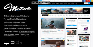 Multicote v2.4 – Magazine and WooCommerce WordPress Theme