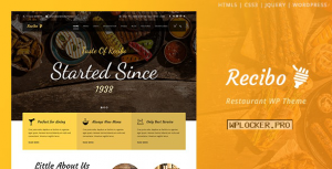 Recibo v1.3.0 – Restaurant / Food / Cook WordPress Theme