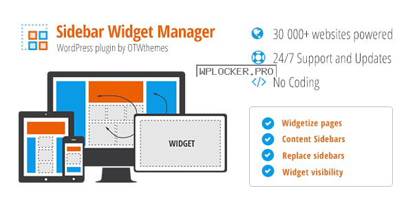 Sidebar & Widget Manager v4.1