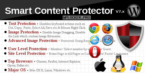 Smart Content Protector v8.2 – Pro WP Copy Protection