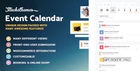 Stachethemes Event Calendar v3.1.8 – WordPress Events Calendar Plugin