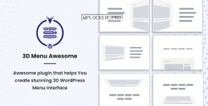 Stunning 3D Off Canvas Menu WordPress Plugin v1.0.2 – 3D Menu Awesome