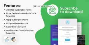 Subscribe to Download v1.2.3 – An advanced subscription plugin for WordPress