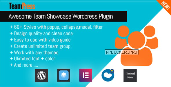 TeamPress v1.4.4 – Team Showcase plugin