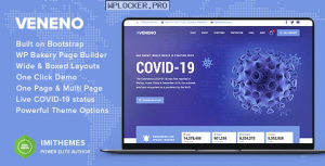 Veneno v1.4 – Coronavirus Information WordPress Theme