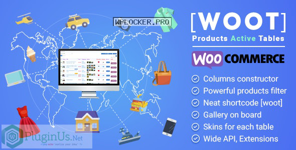 WOOT v2.0.3 – WooCommerce Products Tables Professional