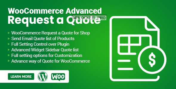 WooCommerce Advanced Request a Quote v1.0.9