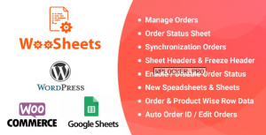 WooSheets v4.7 – Manage WooCommerce Orders with Google Spreadsheet