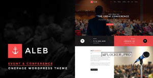 Aleb v1.3.4 – Event Conference Onepage WordPress Theme