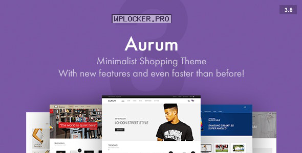 Aurum v3.8 – Minimalist Shopping Theme