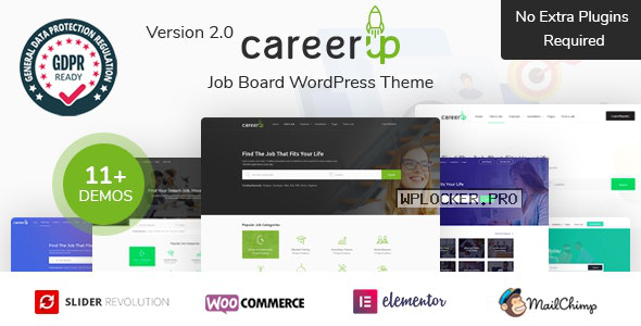 CareerUp v2.3.10 – Job Board WordPress Theme
