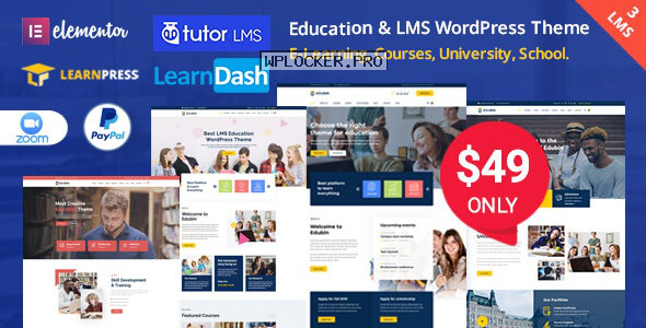 Edubin v6.7.0 – Education LMS WordPress Theme