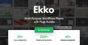 Ekko v2.4 – Multi-Purpose WordPress Theme with Page Builder