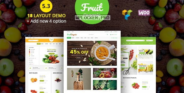 Food Fruit v5.3 – Organic Farm, Natural RTL Responsive WooCommerce WordPress Theme
