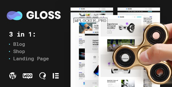 Gloss v1.0.2 – Viral News Magazine WordPress Blog Theme + Shop