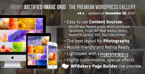 Justified Image Grid v4.1 – Premium WordPress Gallery
