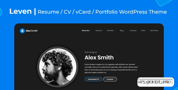 Leven v1.5.3 – CV/Resume Theme