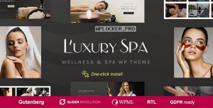 Luxury Spa v1.1.3 – Beauty Spa & Wellness Resort Theme