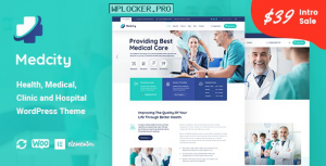 Medcity v1.0.0 – Health & Medical WordPress Theme