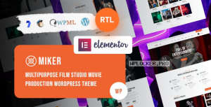 Miker v1.0 – Movie and Film Studio WordPress Theme