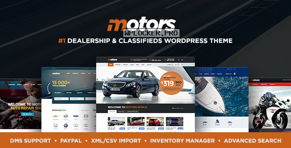 Motors v4.9.6 – Automotive, Cars, Vehicle, Boat Dealership