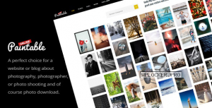 Paintable v2.4 – Photography and Blog / Photos Download Theme