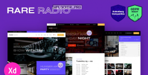 Rare Radio v1.0.2 – Online Music Radio Station & Podcast WordPress Theme