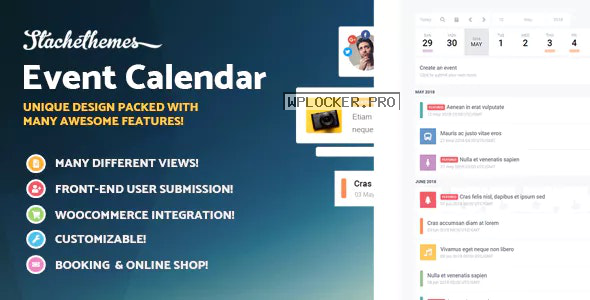 Stachethemes Event Calendar v3.2.1 – WordPress Events Calendar Plugin
