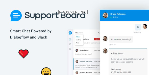 Support Board v3.1.4 – Chat WordPress Plugin – Chat & Support
