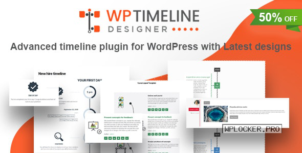 WP Timeline Designer Pro v1.0.0 – WordPress Timeline Plugin