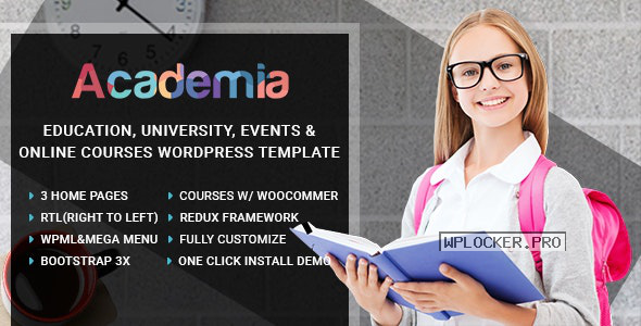 Academia v3.3 – Education Center WordPress Theme