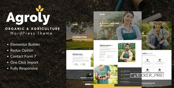 Agroly v1.0 – Organic & Agriculture Food WordPress Theme