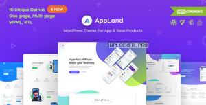 AppLand v2.9.4 – WordPress Theme For App & Saas Products