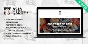 Asia Garden v1.2.1 – Asian Food Restaurant WordPress Theme
