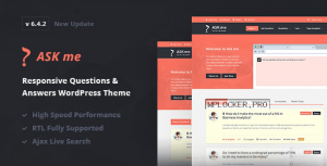 Ask Me v6.4.2 – Responsive Questions & Answers WordPress