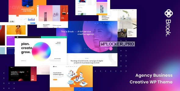 Brook v2.2.0 – Agency Business Creative WordPress Theme