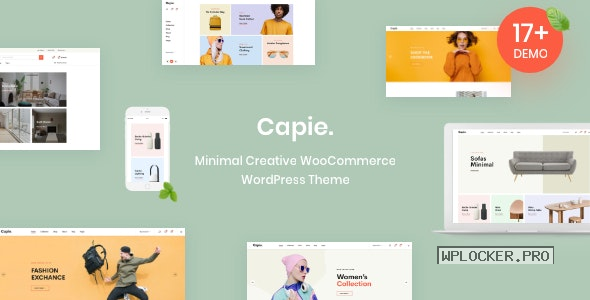 Capie v1.0.20 – Minimal Creative WooCommerce WordPress Theme