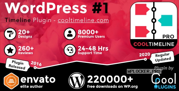 Cool Timeline Pro v3.5.2 – WordPress Timeline Plugin