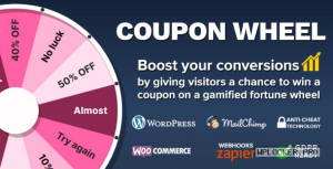 Coupon Wheel For WooCommerce and WordPress v3.3.8