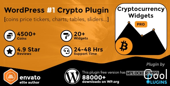 Cryptocurrency Widgets Pro v2.6 – WordPress Crypto Plugin
