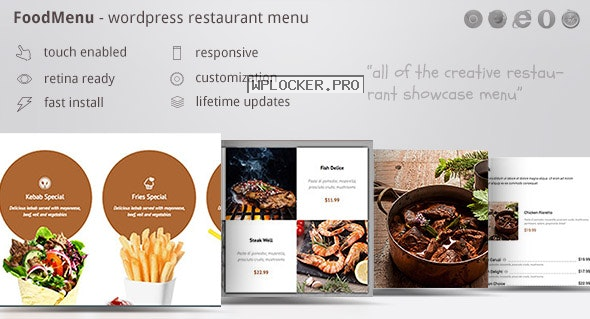 FoodMenu v1.16 – WP Creative Restaurant Menu