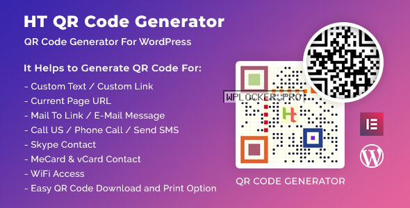 HT QR Code Generator for WordPress v2.0